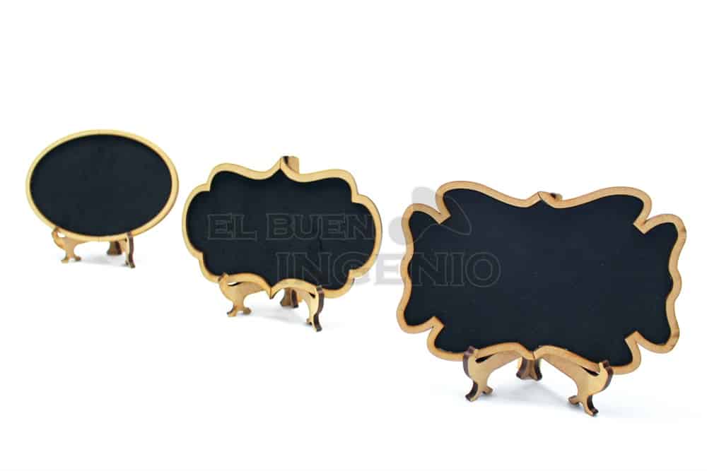 set de 3 mini pizarrones