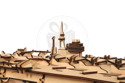 Portaaviones Rompecabezas 3D