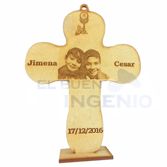 Recuerdos para primera comunión cruz cáliz