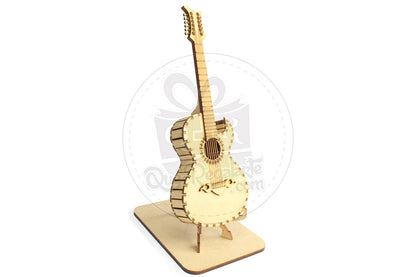 Mini Bajo Sexto Rompecabezas 3D Regalo Novio