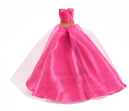 Vestidos De Muñecas Elegantes Princesas Ropa Para Barbie Vestiditos