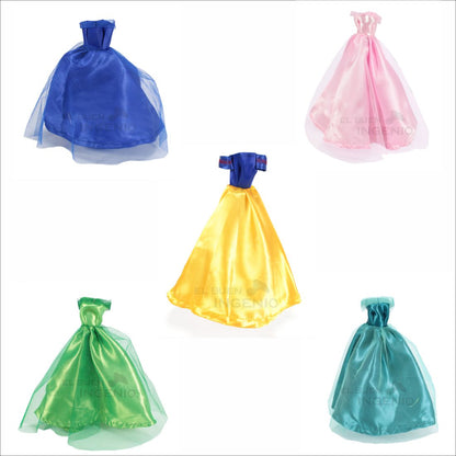 Vestidos De Muñecas Princesas Ropa Para Barbie Vestiditos