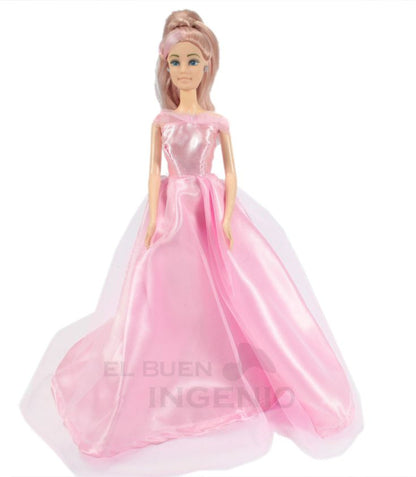Vestidos De Muñecas Princesas Ropa Para Barbie Vestiditos